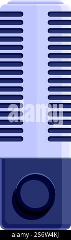 Vertikaler Konvektor Symbol Cartoonvektor. Elektroraum. Heizwand. Vertikaler Konvektor Symbol Cartoonvektor. Elektroraum Stock Vektor