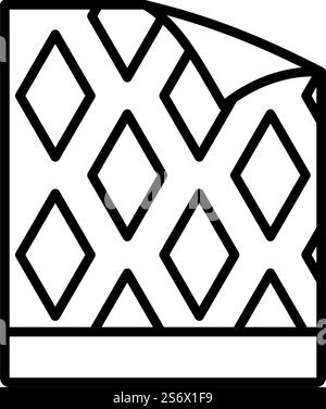 Hintergrundbild-Symbol. Auffälliges Design mit bearbeitbarer Konturbreite. Vektorgrafik. Stock Vektor