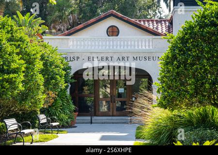 Das Crisp-Ellert Art Museum auf dem Campus des Flagler College im historischen St. Augustine, Florida. (USA) Stockfoto