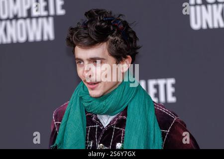 News - PHOTOCALL Eine VÖLLIG UNBEKANNTE Timothee Chalamet nimmt am 17. Januar 2025 am Auditorium Parco della Musica in Rom Teil. Während des FOTORUFS A COMPLETE UNKNOWN, News in Rome, Italy, 17. Januar 2025 Rome Auditorium Parco della Musica Italy Copyright: XEmanuelaxVertollix/xLiveMediax LPN 1693454 Stockfoto