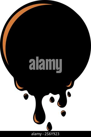 Schokolade Illustration Vektor flache Design Stock Vektor