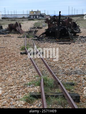 Dungeness-Strand Stockfoto