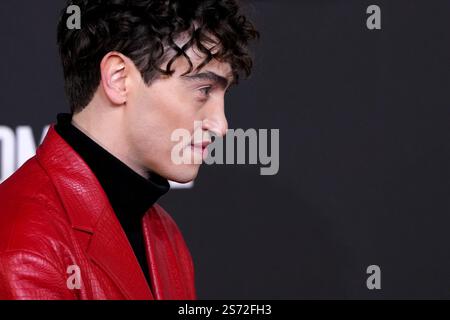 Michele Bravi nimmt am 17. Januar 2025 am Fotoaufruf des Films „A Complete Unknown“ im Auditorium Parco della Musica in Rom (Italien) Teil. Stockfoto