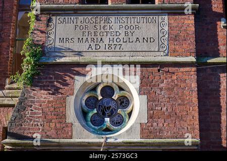 Das St. Joseph's Institute for the Sick Arms wird im Stadtzentrum von Preston abgerissen Stockfoto