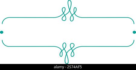 Niedlicher Doodle-Rahmen. Titelfeld in modernem handgezeichnetem Stil isoliert auf weißem Hintergrund. Niedlicher Doodle-Rahmen. Titelfeld im modernen handgezeichneten Stil Stock Vektor