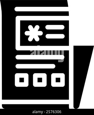 Instant Kaltkomprimierung erste-Hilfe-Glyphe-Symbol-Vektor. Erste-Hilfe-Schild für sofortige Kaltkomprimierung. Isolierte Symboldarstellung. Instant Kaltkomprimierung erste-Hilfe-Glyphe-Symbol-Vektor-Illustration Stock Vektor