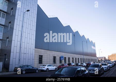 BAE Systems Schiffbaufirma in Glasgow Stockfoto