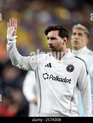 Las Vegas, Usa. Januar 2025. Allegiant Stadium LAS VEGAS, NV - 18. JANUAR: Miami FC tritt am 18. Januar 2025 im Allegiant Stadium in Las Vegas, Nevada, USA gegen den Club América an. (Foto: Alejandro Salazar/PXImages) (Alejandro Salazar/SPP) Foto: SPP Sport Press Photo. /Alamy Live News Stockfoto