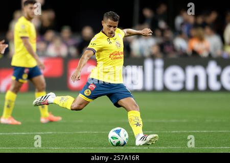 Las Vegas, Usa. Januar 2025. Allegiant Stadium LAS VEGAS, NV - 18. JANUAR: Miami FC tritt am 18. Januar 2025 im Allegiant Stadium in Las Vegas, Nevada, USA gegen den Club América an. (Foto: Alejandro Salazar/PXImages) (Alejandro Salazar/SPP) Foto: SPP Sport Press Photo. /Alamy Live News Stockfoto