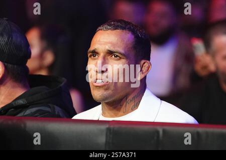 Los Angeles, Ca, Usa. Januar 2025. LOS ANGELES, CA - 18. JANUAR: Charles Oliveira im Intuit Dome für UFC311 Makhachev vs Moicano am 18. Januar 2025 in Los Angeles, CA, USA. (Foto: Louis Grasse/PxImages) Credit: PX Images/Alamy Live News Stockfoto