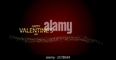 Feiern Sie Liebe und Freundschaft an diesem Valentinstag Stock Vektor