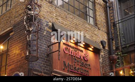 Das Clink Prison Museum am Südufer der Themse, London. Stockfoto