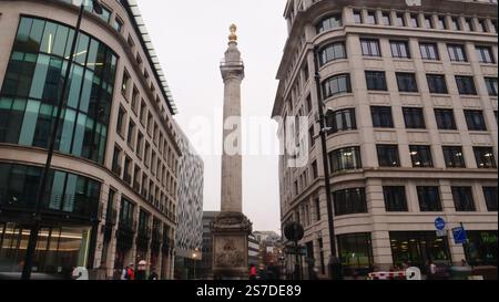 Das Denkmal für den großen Brand von London von 1666 Stockfoto