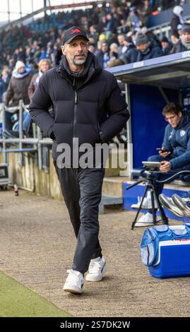 Sport, Fußball, Bundesliga, 2024/2025, VfL Bochum vs. RB Leipzig 3-3, Vonovia Ruhr Stadion, Cheftrainer Marco Rose (RBL), DFL-VORSCHRIFTEN VERBIETEN JEDE VERWENDUNG VON FOTOGRAFIEN ALS BILDSEQUENZEN UND/ODER QUASI-VIDEO Stockfoto