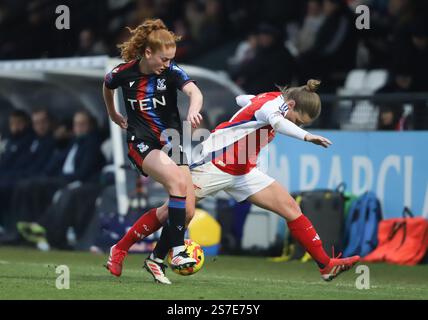 London, Großbritannien. Januar 2025. Arsenale Kim Little kämpfte beim Barclays FA Women's Super League Spiel zwischen Arsenal und Crystal Palace im Emirates Stadium, London am Sonntag, den 19. Januar 2025. (Foto: Jade Cahalan | MI News) Credit: MI News & Sport /Alamy Live News Stockfoto