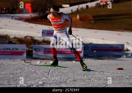Schonach, Deutschland. Januar 2025. Jarl Magnus Riiber (Norwegen) beim FIS Weltcup Nordische Kombination Schonach 2025 Credit: dpa/Alamy Live News Stockfoto