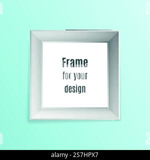 Satz realistischer Bilderrahmen im Vintage-Stil, isoliert auf transparentem Hintergrund. Layoutdesign für Vektorfotorahmen. Perfekt für Ihre Präsentationen. Vektorabbildung, EPS 10.. Realistische Bilderrahmen. Stock Vektor