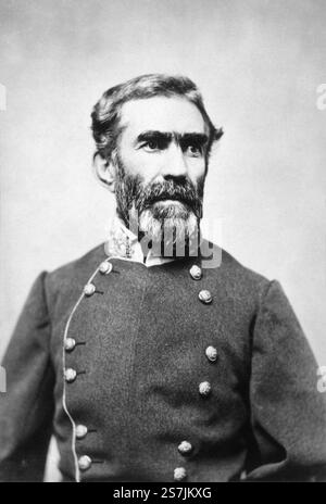 Braxton Bragg (1817–1876) amerikanischer Offizier während des Zweiten Seminolenkrieges und mexikanisch-amerikanischer Krieg und Konföderierter General in der Konföderierten Armee während des Amerikanischen Bürgerkriegs Stockfoto