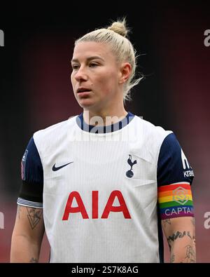 London, Großbritannien. 19. Januar 2025 Bethany England of Tottenham Hotspur beim Barclays Women’s Super League Spiel zwischen Tottenham Hotspur FC Women und Leicester City W.F.C. im Gaughan Group Stadium in London am 19. Januar 2025. Dieses Bild darf nur für redaktionelle Zwecke verwendet werden. Nur redaktionelle Verwendung. Quelle: Ashley Crowden/Alamy Live News Stockfoto