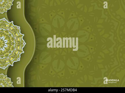 Luxuriöse dekorative, farbenfrohe Mandala-Designhintergründe Stock Vektor