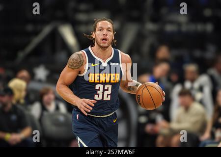 Orlando, Florida, USA, 19. Januar 2025, Denver Nuggets Stürmer Aaron Gordon #32 läuft im Kia Center nach vorne. (Foto: Marty Jean-Louis/Alamy Live News Stockfoto