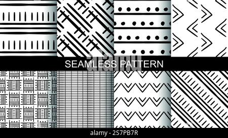 Nahtlose geometrische Muster Stock Vektor