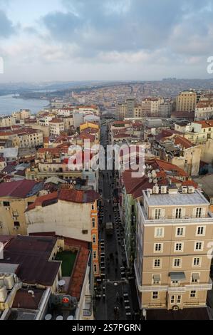 Sehenswürdigkeiten rund um Galata und Sirkeci im historischen Istanbul, Türkei Stockfoto