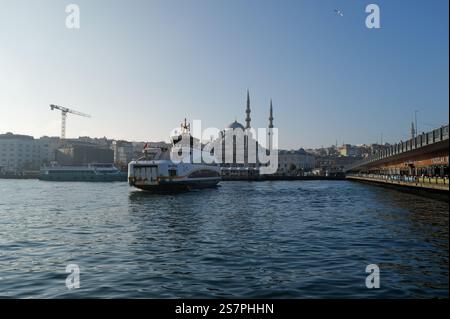 Sehenswürdigkeiten rund um Galata und Sirkeci im historischen Istanbul, Türkei Stockfoto