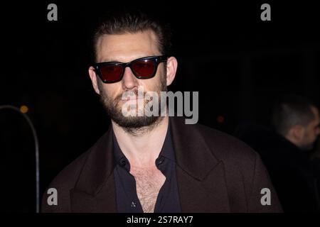 Alex Pettyfer nimmt an der Präsentation von Tod's während der Mailänder Herrenmode Herbst/Winter 2025 - 2026 Fashion Week am 19. Januar 2025 in Mailand Teil. ©Phot Stockfoto
