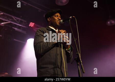 UK. Januar 2025. LONDON, ENGLAND – 19. JANUAR: Errol Linton trat während des January Blues Festivals am 19. Januar 2025 um 229 Uhr in London auf. CAP/MAR © MAR/Capital Pictures Credit: Capital Pictures/Alamy Live News Stockfoto