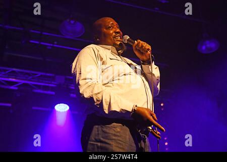 UK. Januar 2025. LONDON, ENGLAND - 19. JANUAR: Sugaray Rayford trat während des January Blues Festivals am 19. Januar 2025 um 229 Uhr in London auf. CAP/MAR © MAR/Capital Pictures Credit: Capital Pictures/Alamy Live News Stockfoto