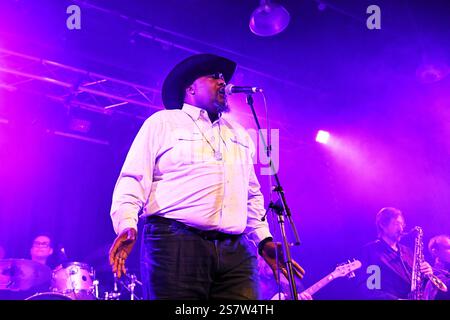 UK. Januar 2025. LONDON, ENGLAND - 19. JANUAR: Sugaray Rayford trat während des January Blues Festivals am 19. Januar 2025 um 229 Uhr in London auf. CAP/MAR © MAR/Capital Pictures Credit: Capital Pictures/Alamy Live News Stockfoto