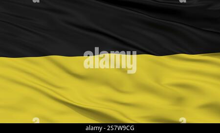 Namur City Flag, Land Belgien, Großansicht, 3D-Rendering Stockfoto