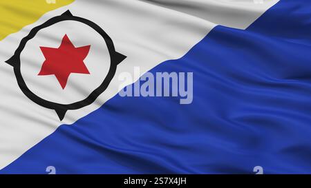 Bonaire City Flag, Land Niederlande, Großansicht, 3D-Rendering Stockfoto