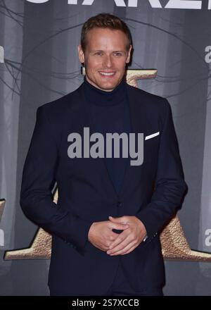 Sam Heughan nimmt an der Premiere der „Outlander“-Saison 6 in der Royal Festival Hall in London Teil. Donnerstag, 24. Februar 2022 Stockfoto