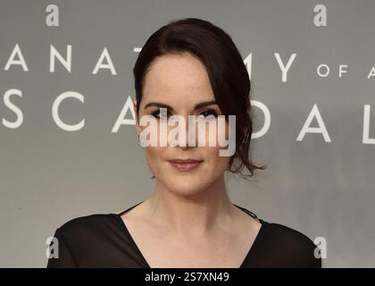 Michelle Dockery nimmt an „Anatomy of a Scandal“ Teil – Weltpremiere im Curzon Mayfair, London, England, Großbritannien. Donnerstag, 14. April 2022 Stockfoto