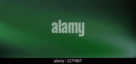 Abstrakter Hintergrund mit grünem Farbverlauf. Luxuriöse Jade-Textur. Türkisfarbene Weichzeichnungsfolie. Dunkelgrünes Muster mit Lärmfläche. Stock Vektor