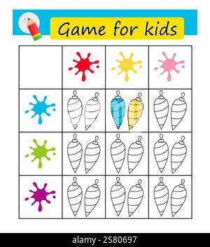 Spiele für Kinder Stock Vektor