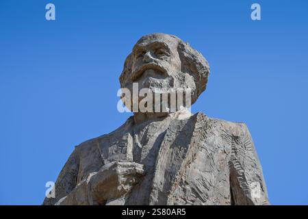 Denkmal Karl Marx, Simeonstiftplatz, Trier, Rheinland-Pfalz, Deutschland Stockfoto