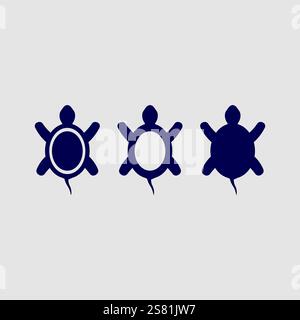 Turtle Tier cartoon Symbol Vektor illustration Stock Vektor
