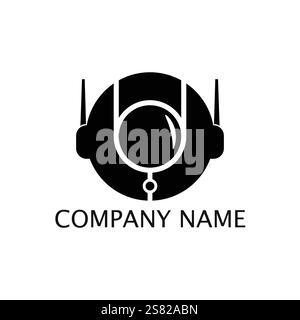 Roboter Symbol Vektor illustration Design Stock Vektor