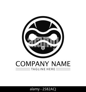 Roboter Symbol Vektor illustration Design Stock Vektor