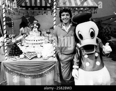 Zeigen Sie Zum Geburtstag von Donald Duck, Deutschland 1984, Moderator: Michael Schanze. Stockfoto
