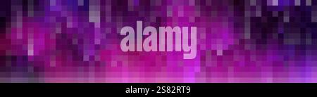 Vektorabbildung lebendiger Sehstörungen mit dem Effekt der Pixelverschiebung Stock Vektor