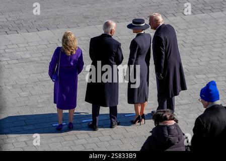 Washington, Usa. Januar 2025. xx während der Amtseinführung des Präsidenten im US-Kapitol 2025. Foto: Jack Gruber/Pool/ABACAPRESS. COM Credit: Abaca Press/Alamy Live News Stockfoto