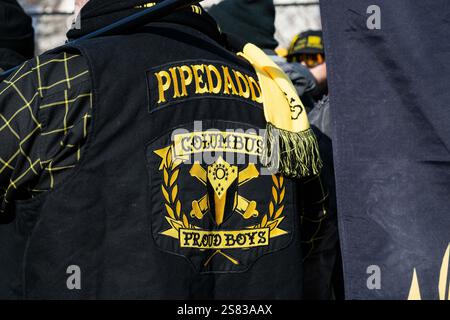 Washington, Usa. Januar 2025. Eine Gruppe von stolzen Jungen vor der Union Station am Einweihungstag in Washington, DC (Foto: Michael Brochstein/SIPA USA) Credit: SIPA USA/Alamy Live News Stockfoto