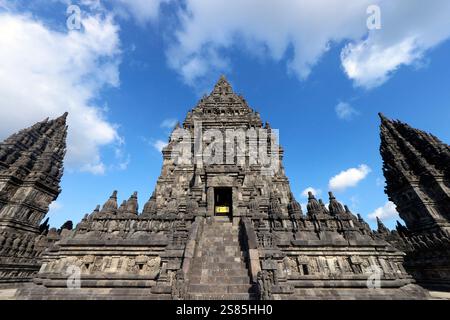 Prambanan, Hindu-Tempel aus dem 9. Jahrhundert, UNESCO, Java, Indonesien Stockfoto