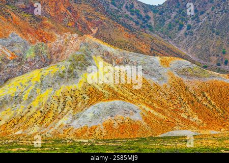 Vulkan Nisyros, Insel Nisyros, Dodekanesische Inseln, griechische Inseln, Griechenland, Europa Stockfoto