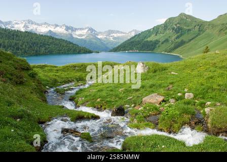 Ritom See, Val Piora, Kanton Tessin, Schweiz Stockfoto