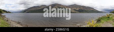 Ein Panoramablick auf die Fotografie der schottischen Highlands Stockfoto